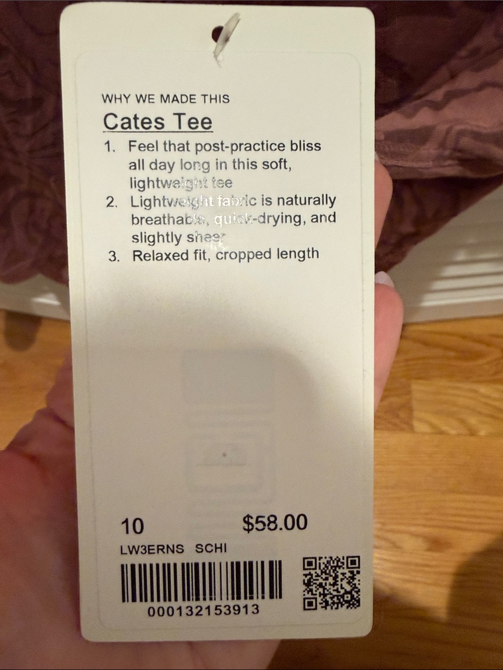 Lululemon cates burn-out tee size 10 - Picture 4 of 4